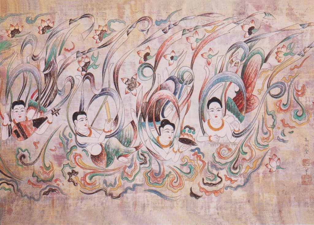 Feitian - Apsaras Voladoras, Grutas de Mogao, Dunhuang